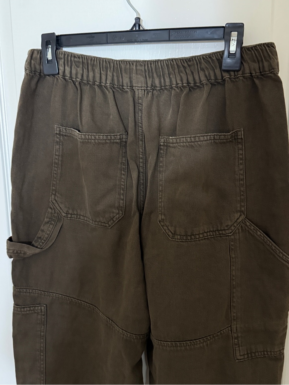 ALLSAINTS Olive Green Cargo Jogger Pants Utility Gorpcore Streetwear Sz 8 - Picture 8 of 10